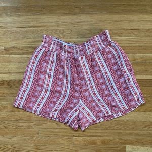 Knox Rose pull on printed shorts with pockets Size Medium